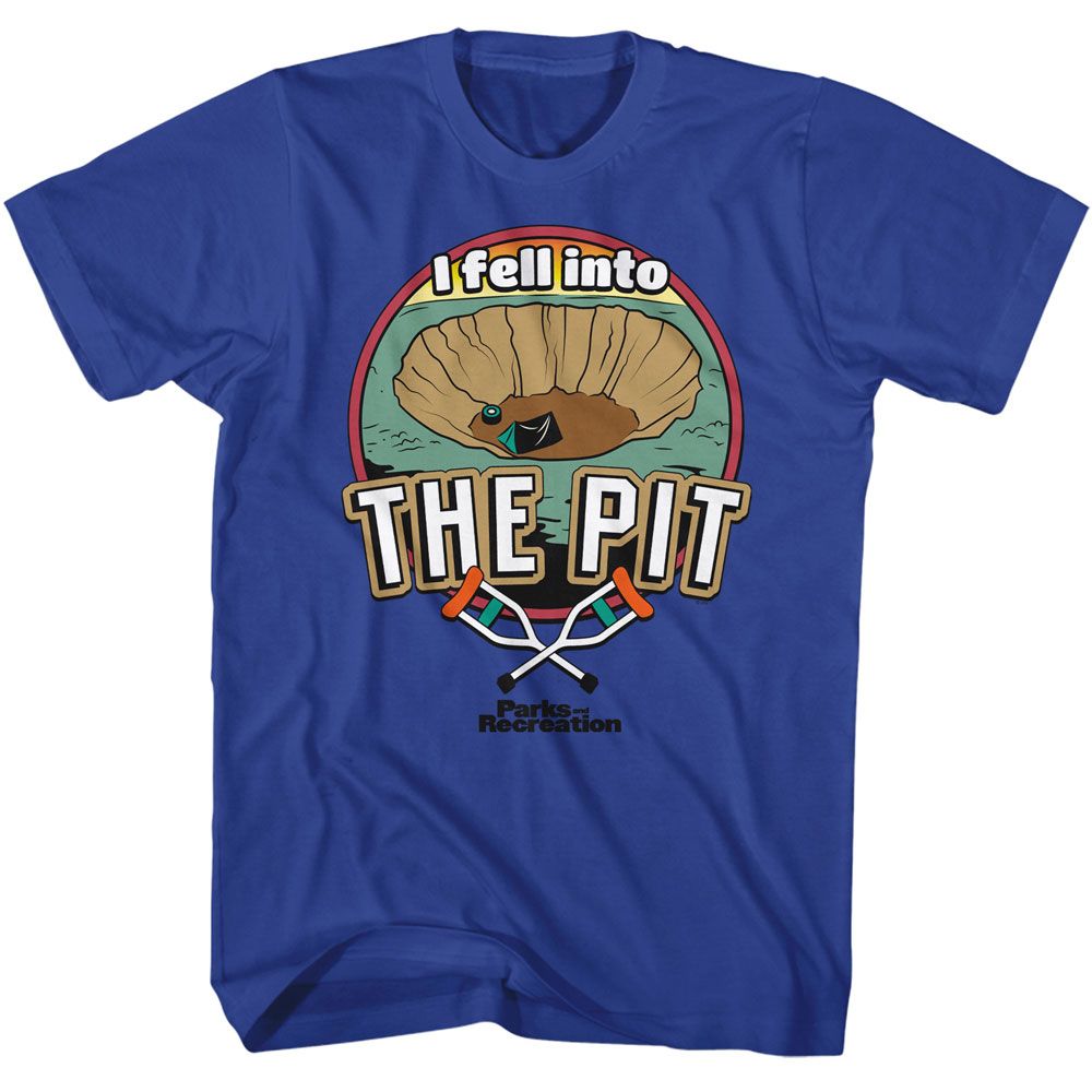 PARKS AND RECREATION Eye-Catching T-Shirt, I FELL INTO THE PIT