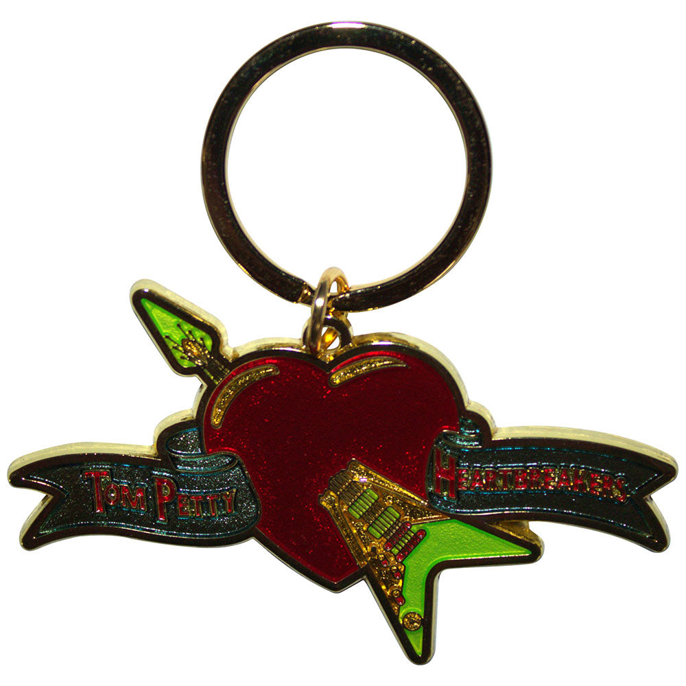 TOM PETTY &amp; THE HEARTBREAKERS Keychain, Flying Heart