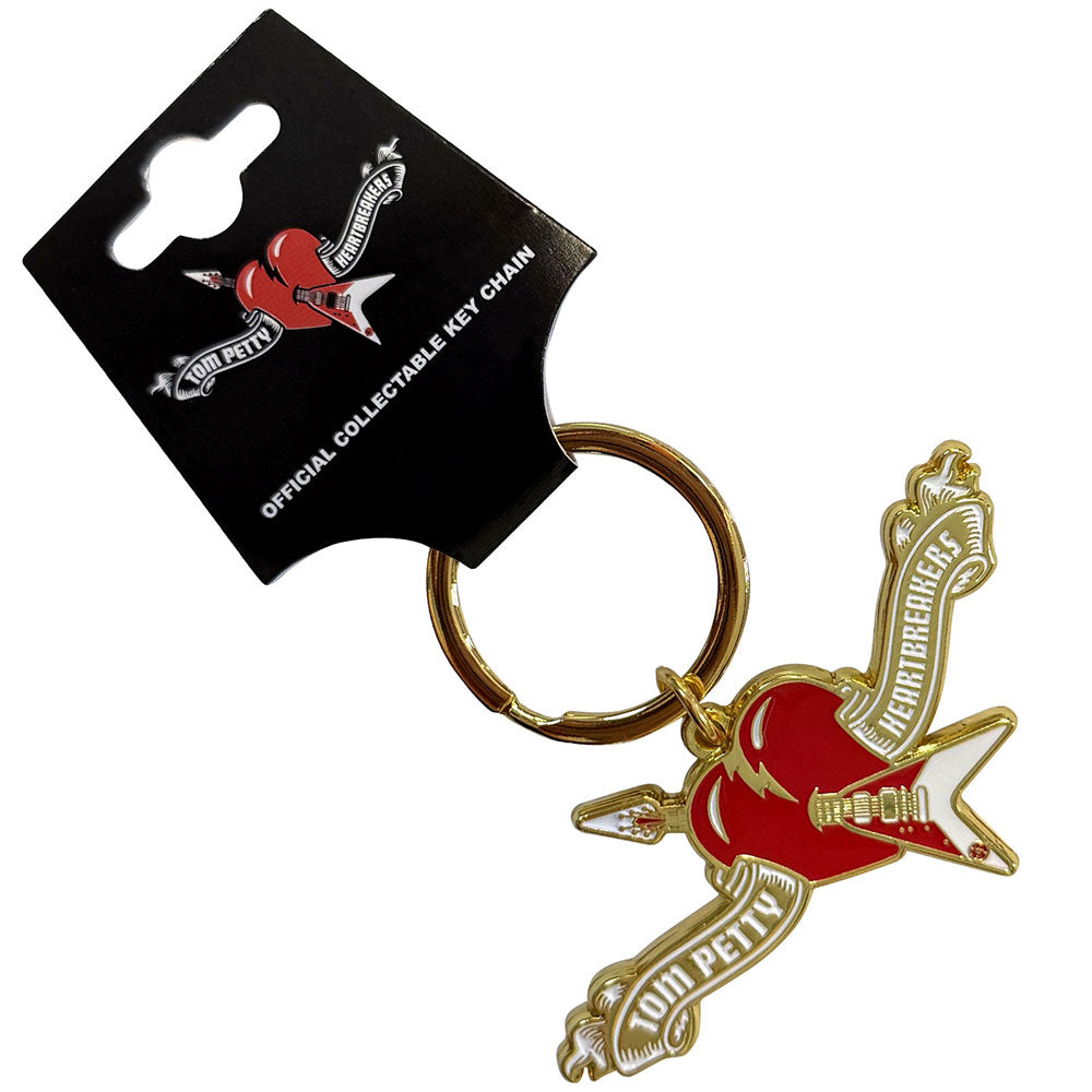 TOM PETTY &amp; THE HEARTBREAKERS Keychain, Heart Logo