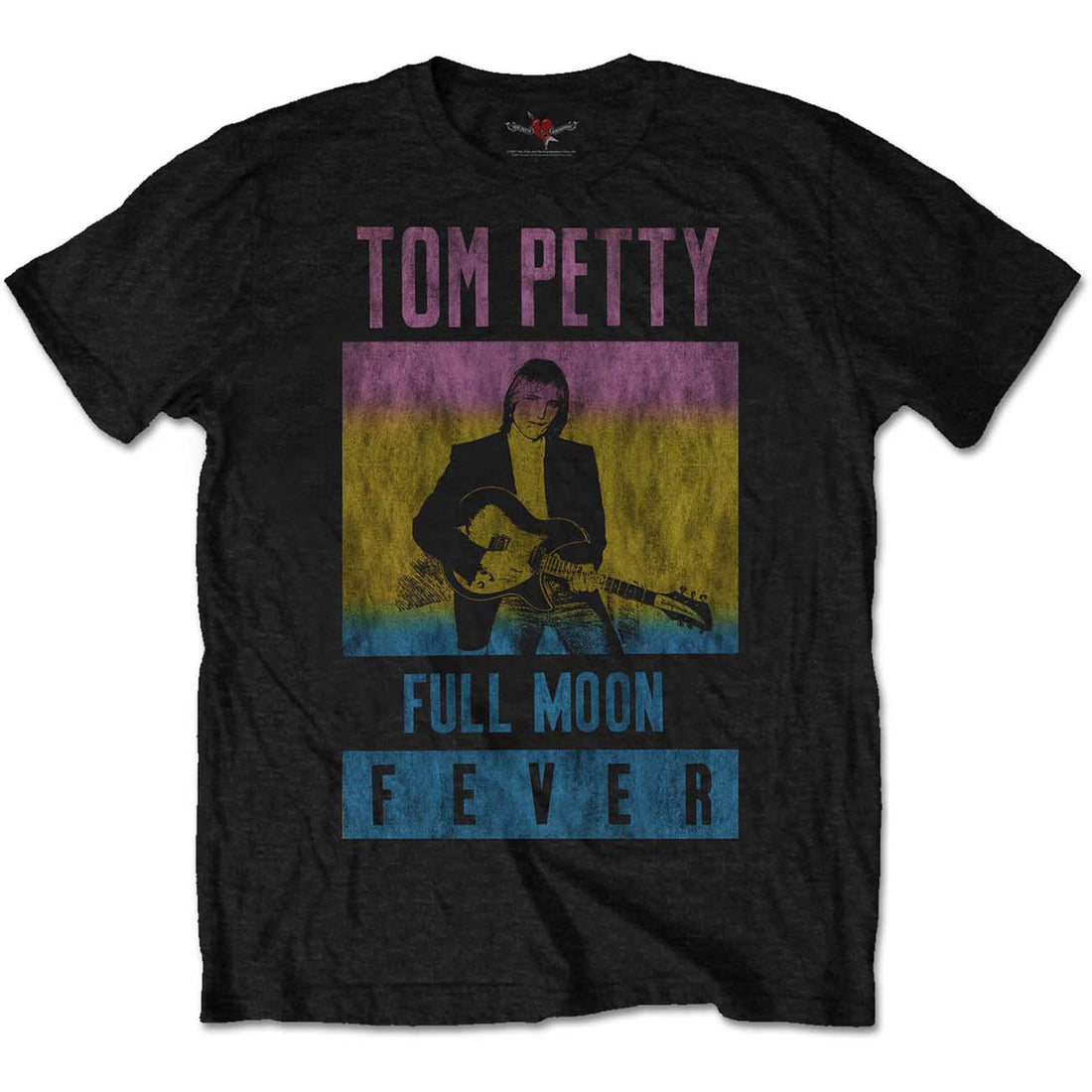 TOM PETTY &amp; THE HEARTBREAKERS Attractive T-Shirt, Full Moon Fever