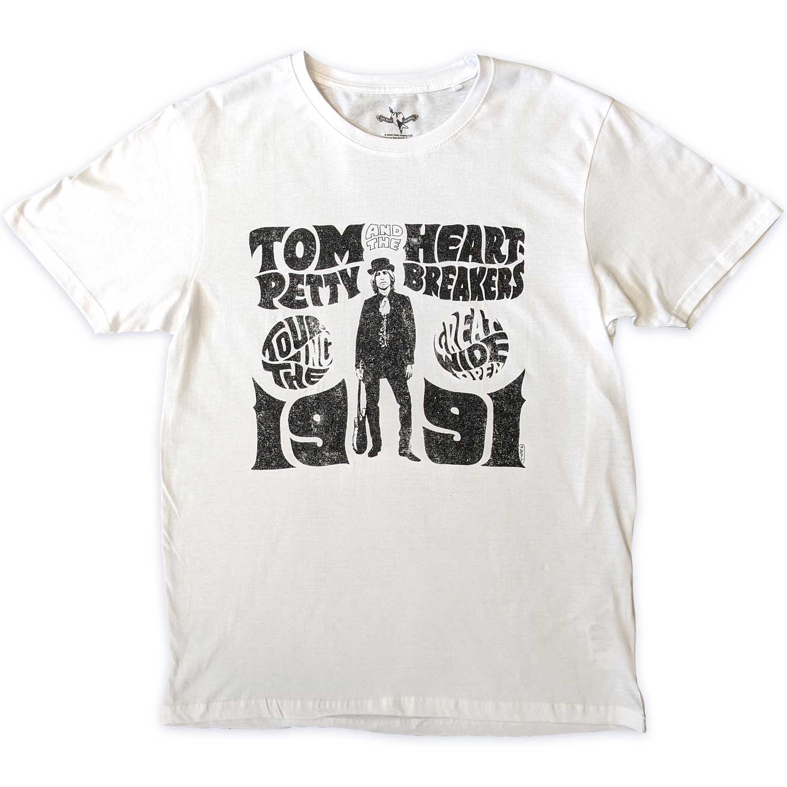 TOM PETTY &amp; THE HEARTBREAKERS Attractive T-Shirt, Great Wide Open Tour