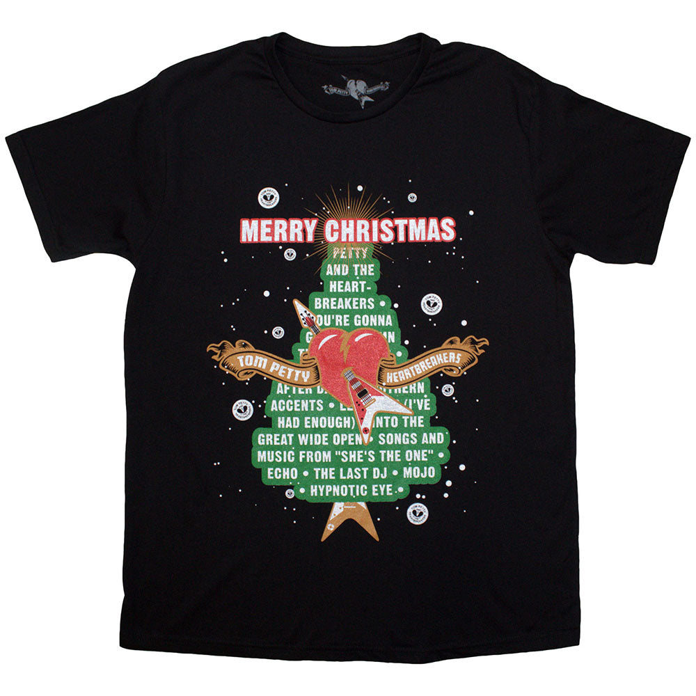 TOM PETTY &amp; THE HEARTBREAKERS Attractive T-Shirt, Merry Christmas