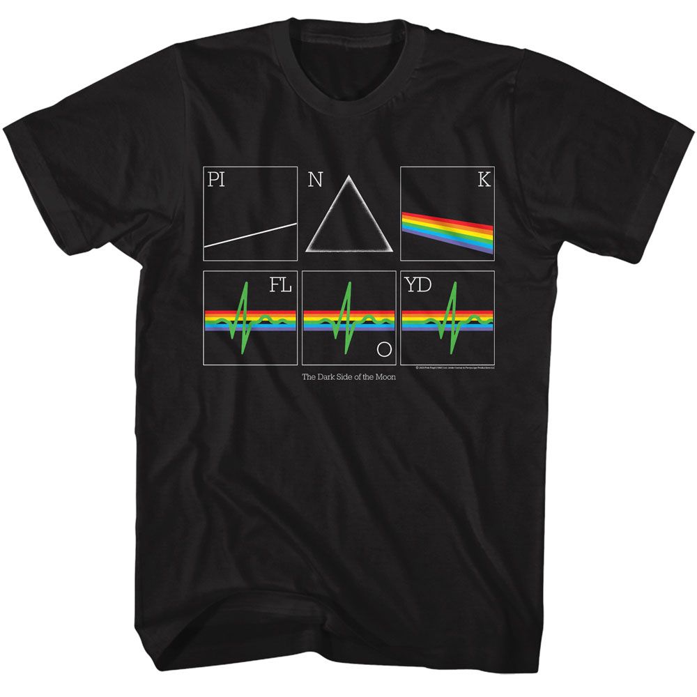 PINK FLOYD Eye-Catching T-Shirt, Heartbeat Prism