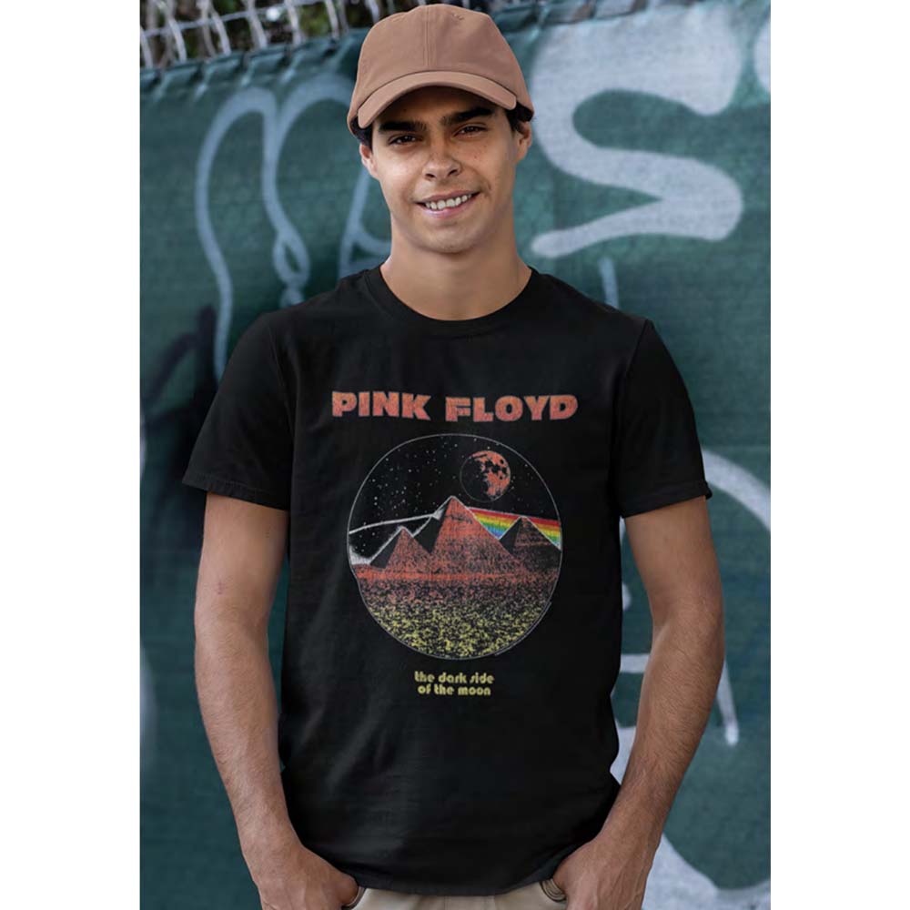 PINK FLOYD Eye-Catching T-Shirt, Rainbow Piramids