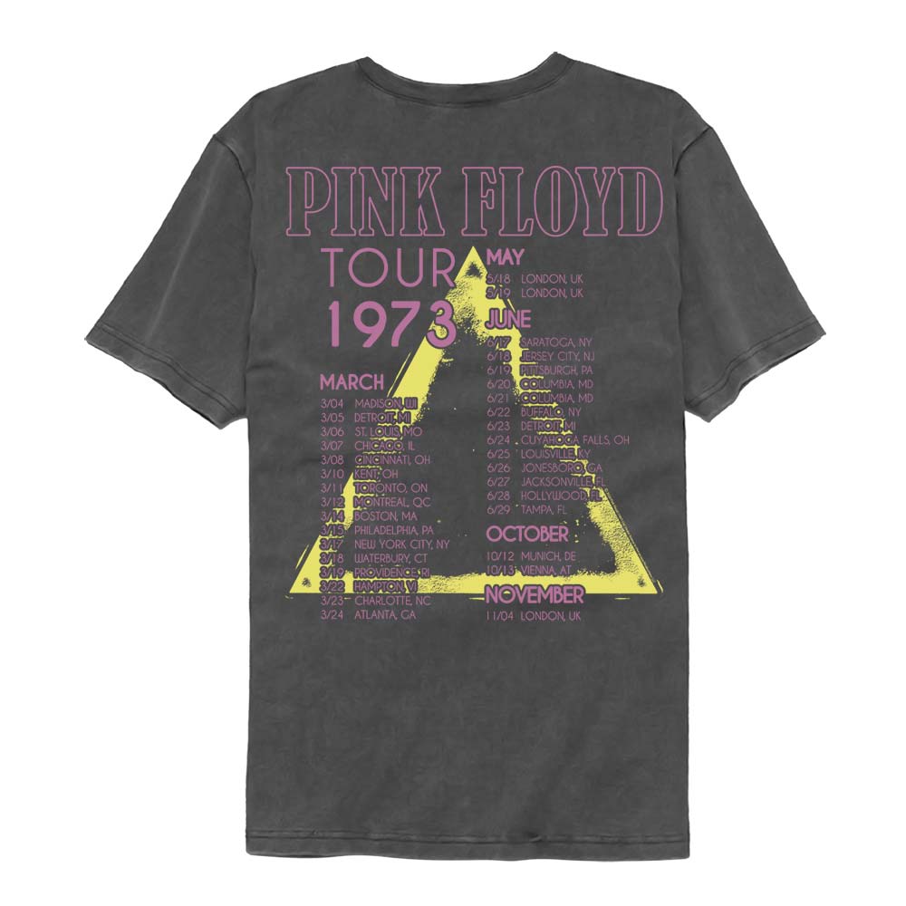 PINK FLOYD Garment Dye T-Shirt, Dark Side Tour 1973