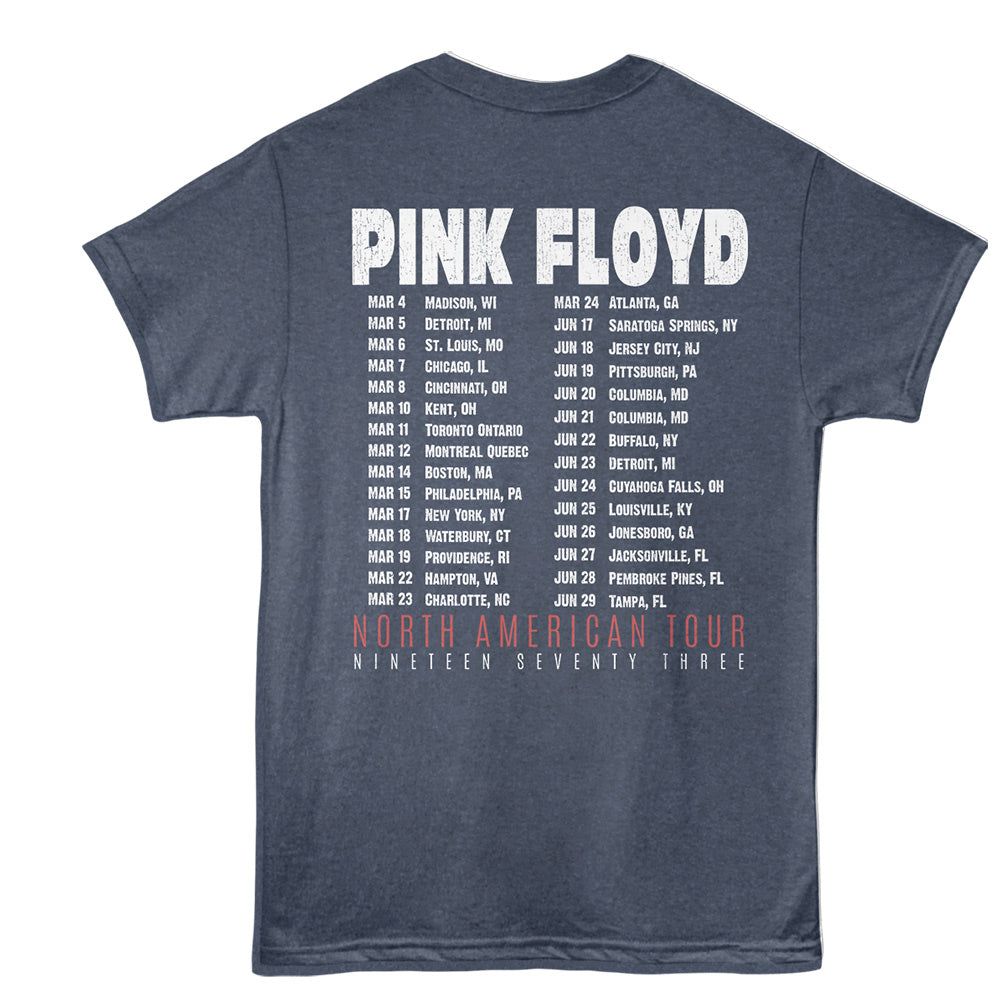 PINK FLOYD Eye-Catching T-Shirt, N AMERICA TOUR
