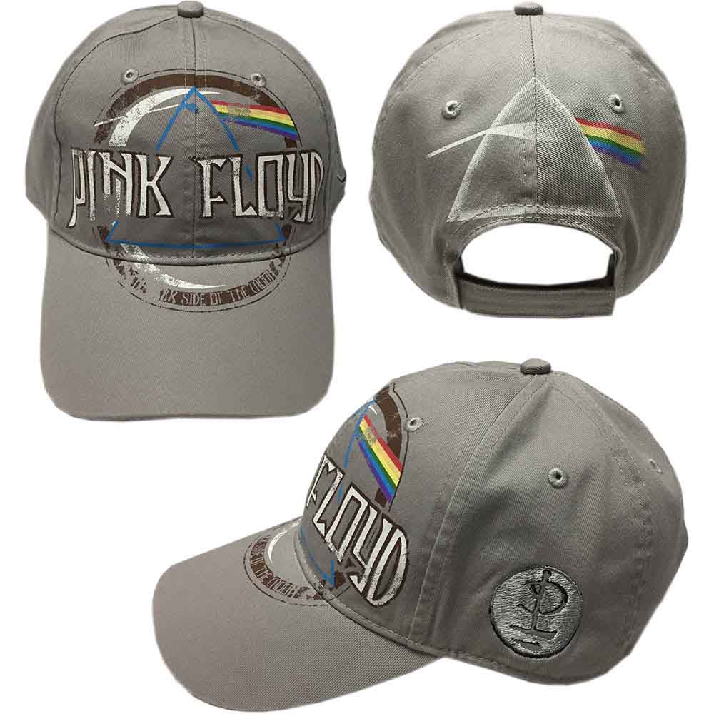 PINK FLOYD Baseball Cap, Dark Side Of The Moon Album Distressed