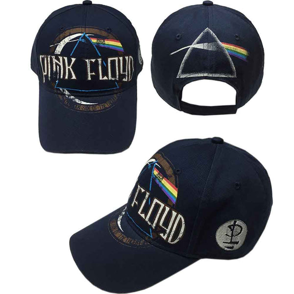 PINK FLOYD Baseball Cap, Dark Side Of The Moon Album Distressed