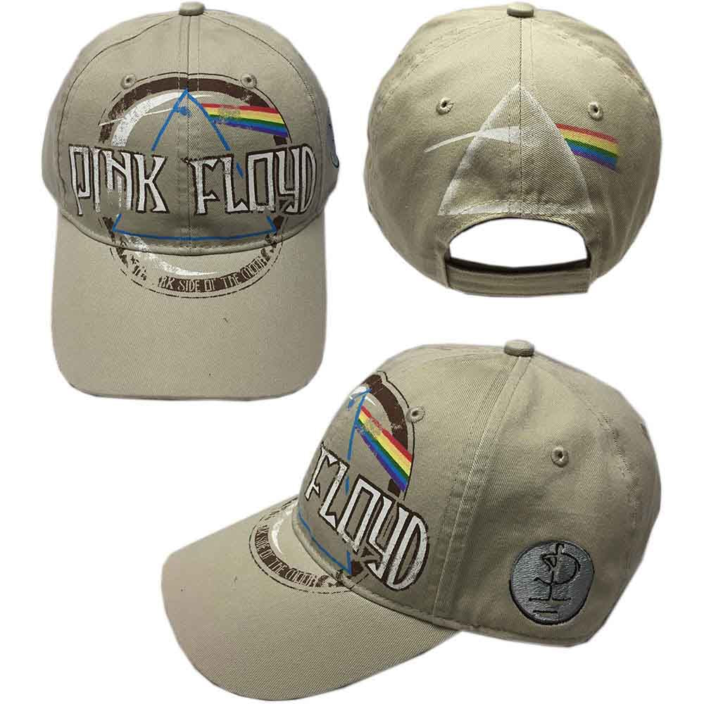 PINK FLOYD Baseball Cap, Dark Side Of The Moon Album Distressed