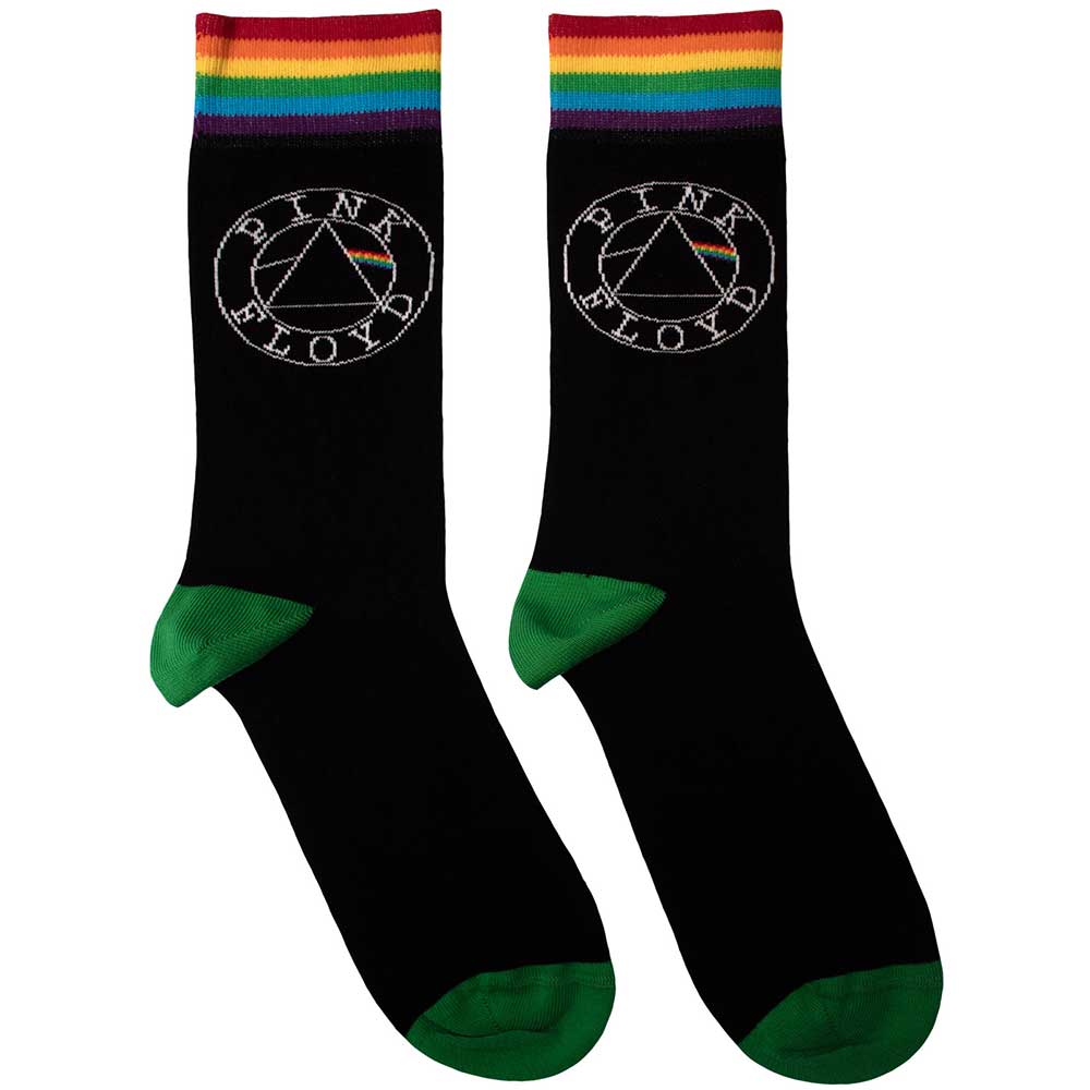 PINK FLOYD Unisex Ankle Socks, Circle Logo