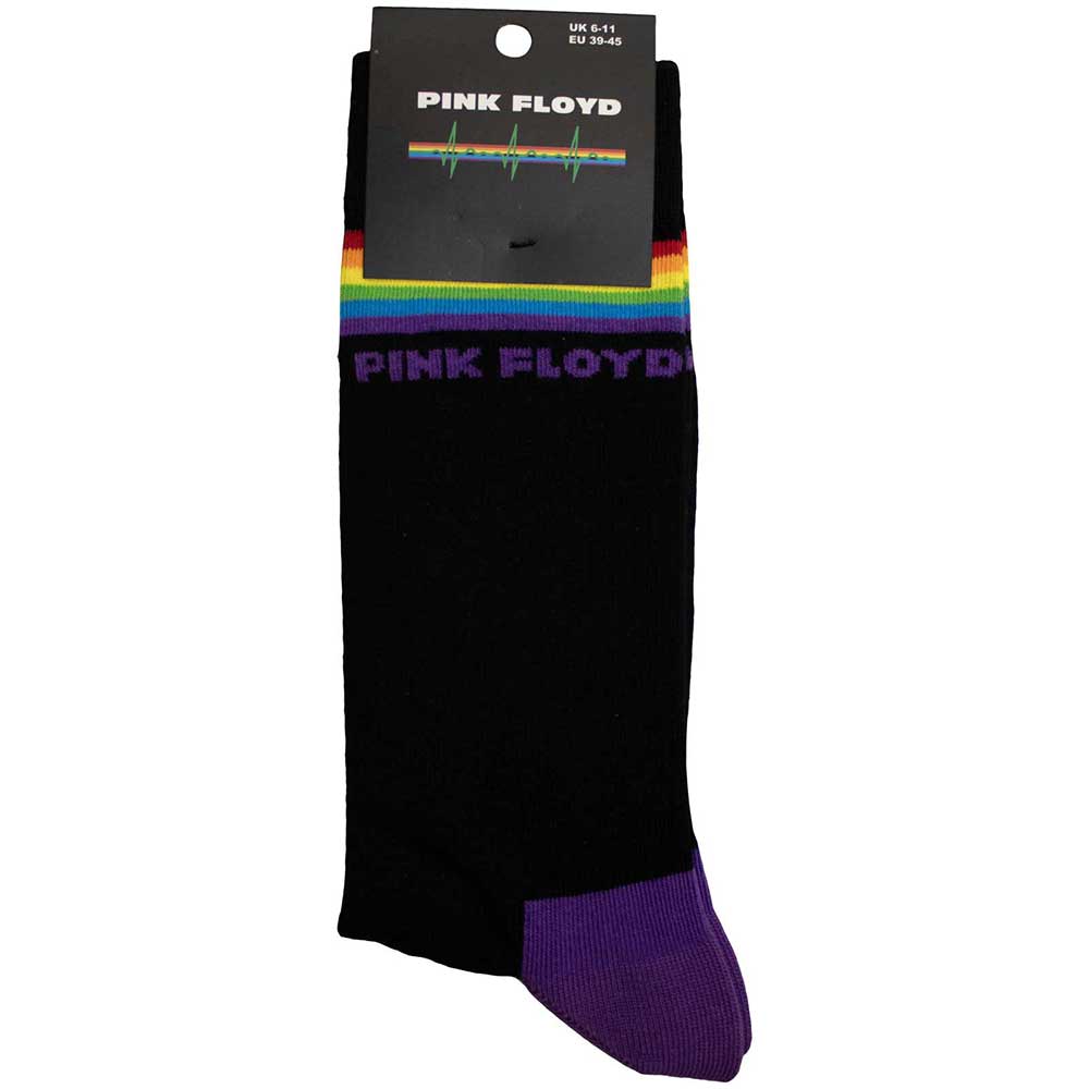 Pink Floyd Unisex Ankle Socks — Prism Stripes