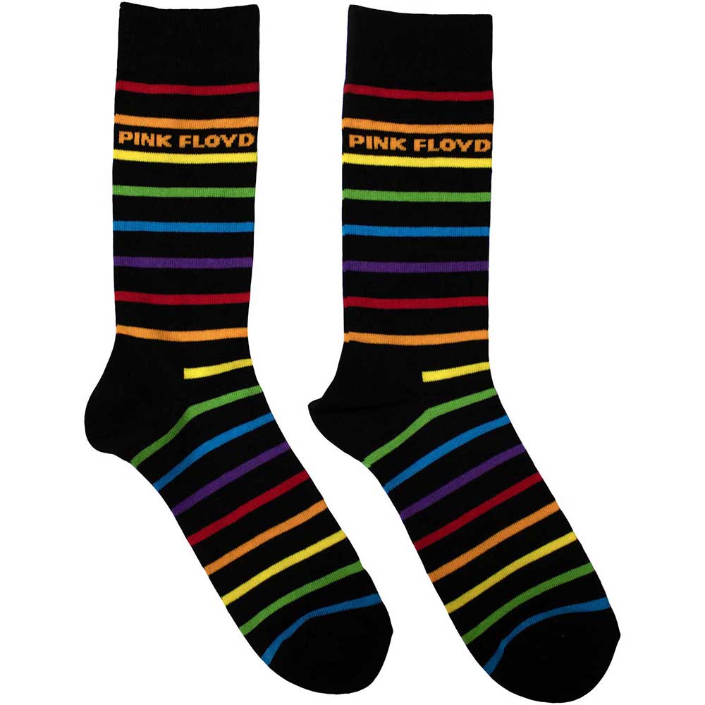 PINK FLOYD Unisex Ankle Socks, Wide Stripes