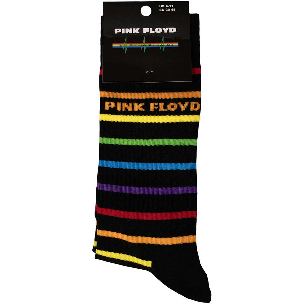 PINK FLOYD Unisex Ankle Socks, Wide Stripes