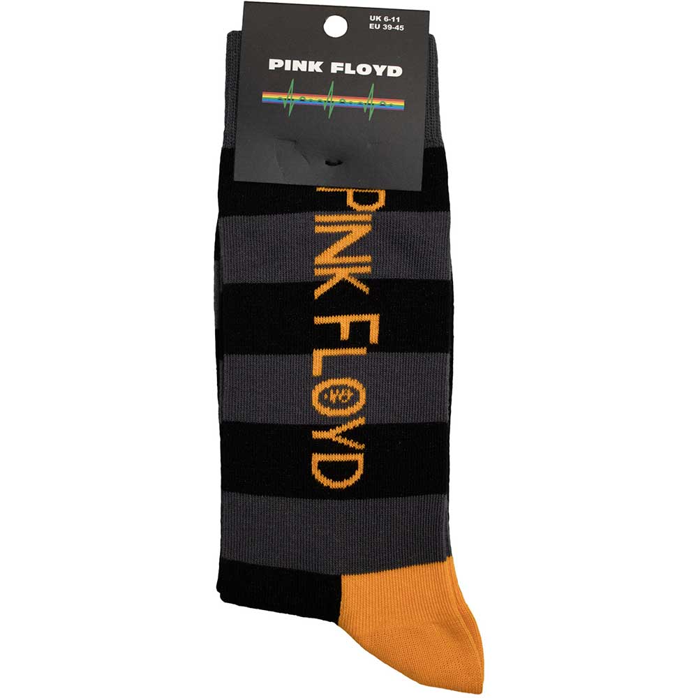 PINK FLOYD Unisex Ankle Socks, Orange Logo