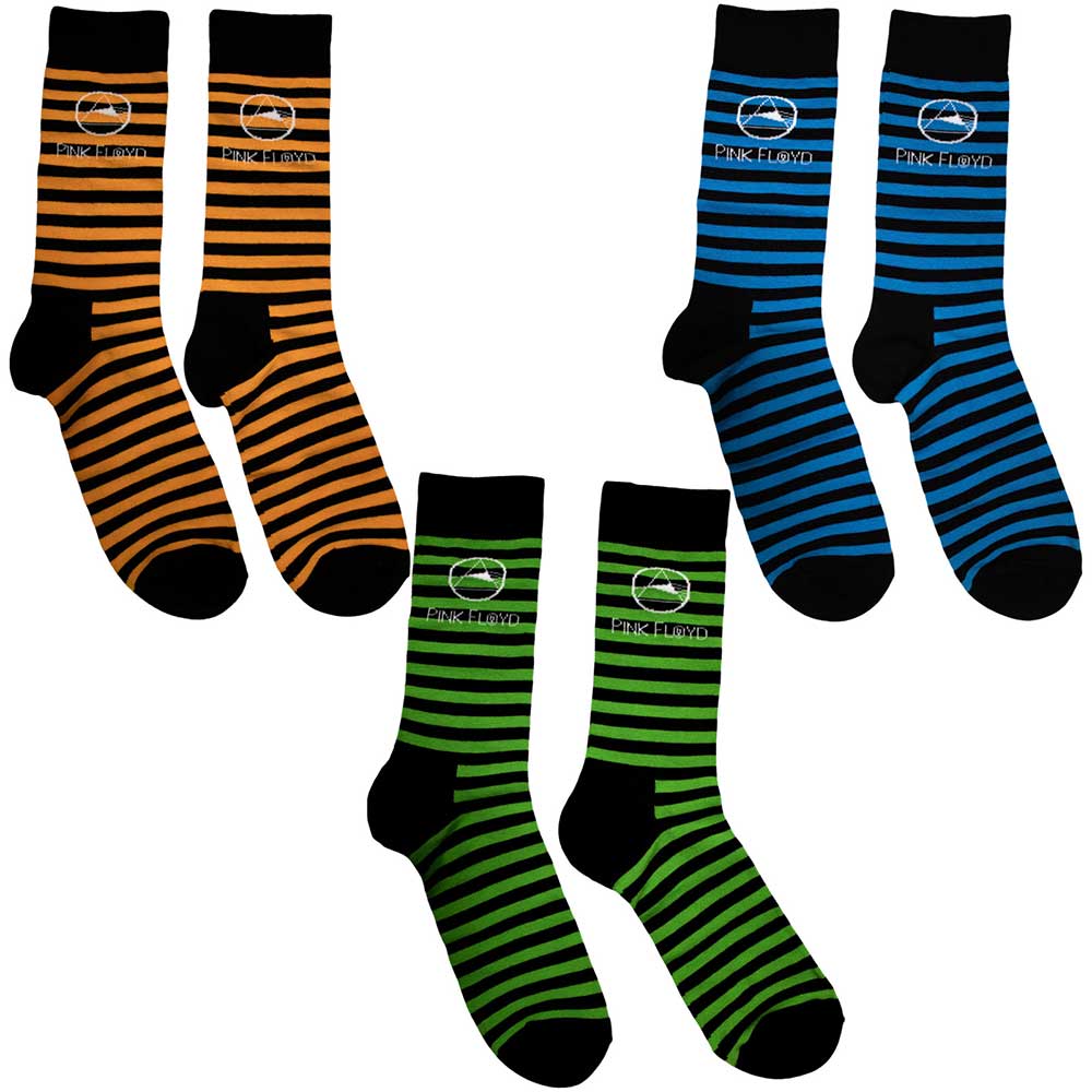 PINK FLOYD Unisex Ankle Socks, Mono Prism