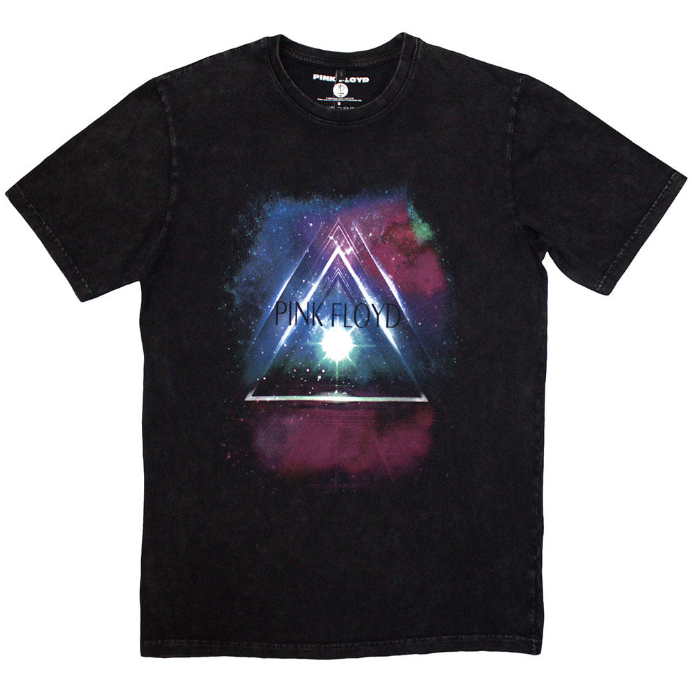 PINK FLOYD Stone Wash T-Shirt, Space Prism