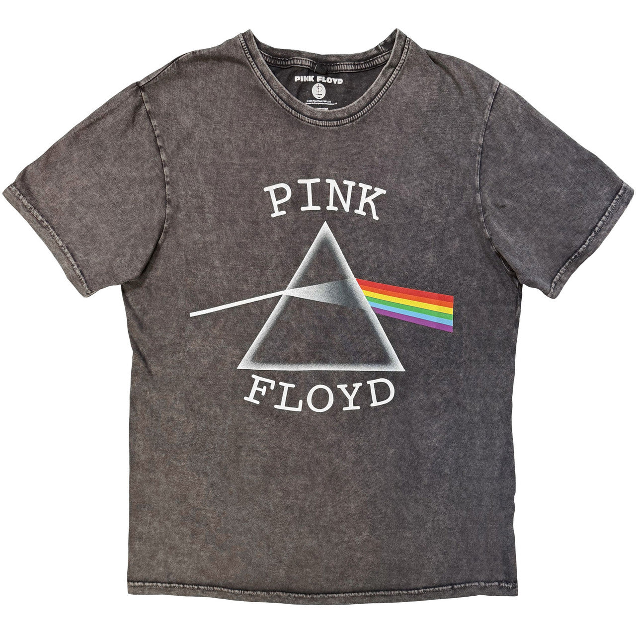 PINK FLOYD Stone Wash T-Shirt, DSOTM