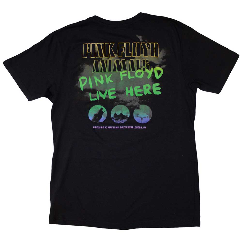 PINK FLOYD Attractive T-Shirt, Animals Rainbow Photo