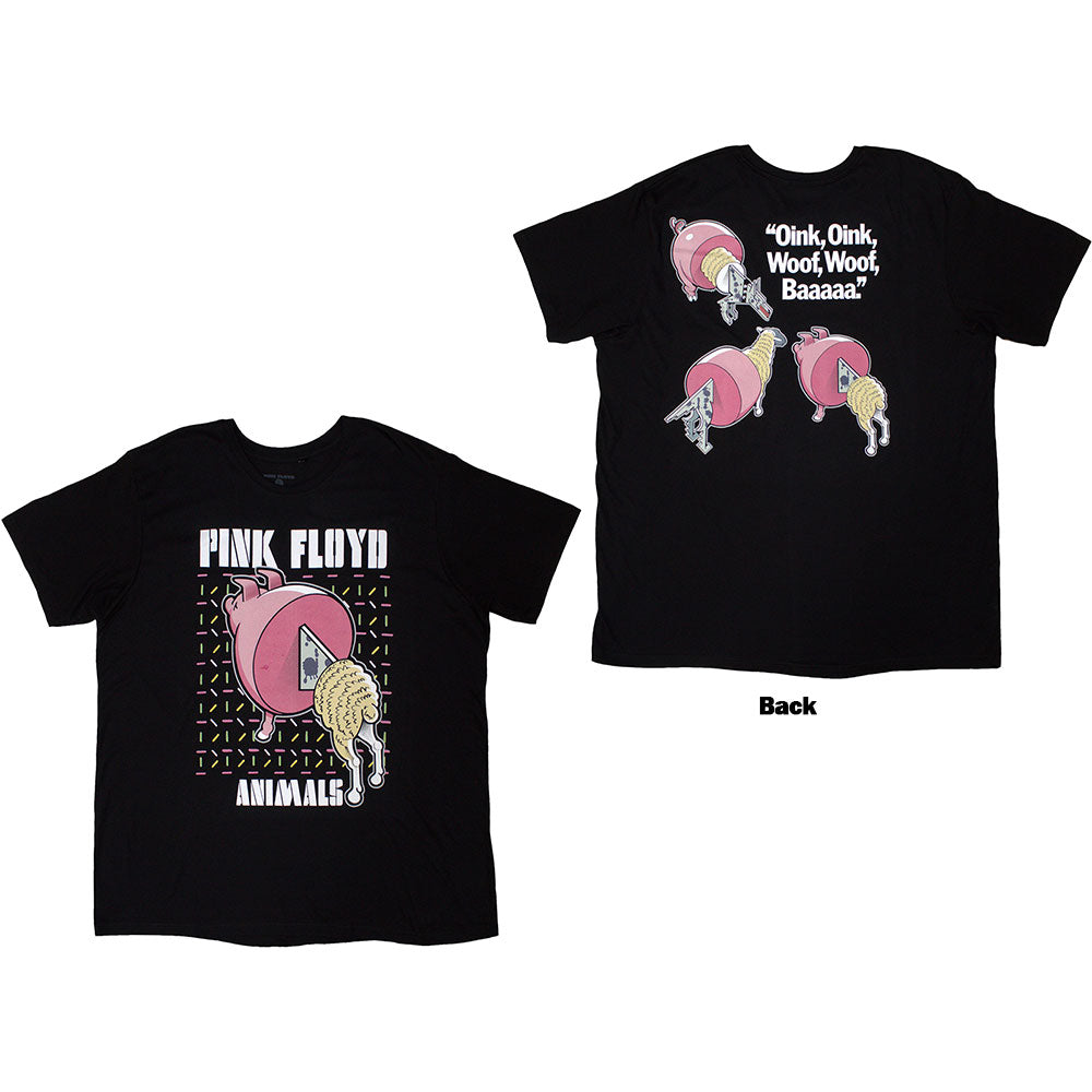 PINK FLOYD Attractive T-Shirt, Animals Cartoons