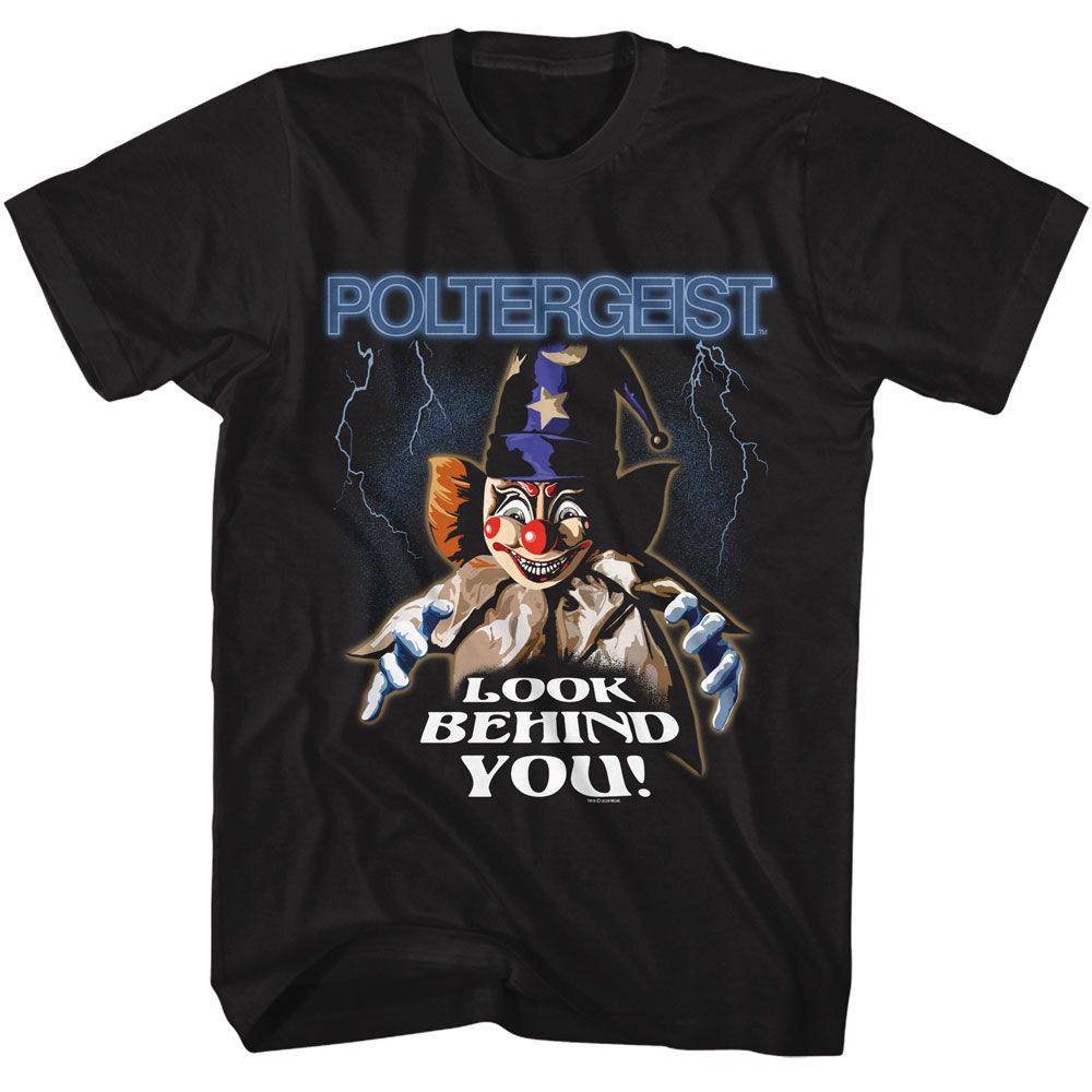 POLTERGEIST Eye-Catching T-Shirt, LOOK BEHIND YOU