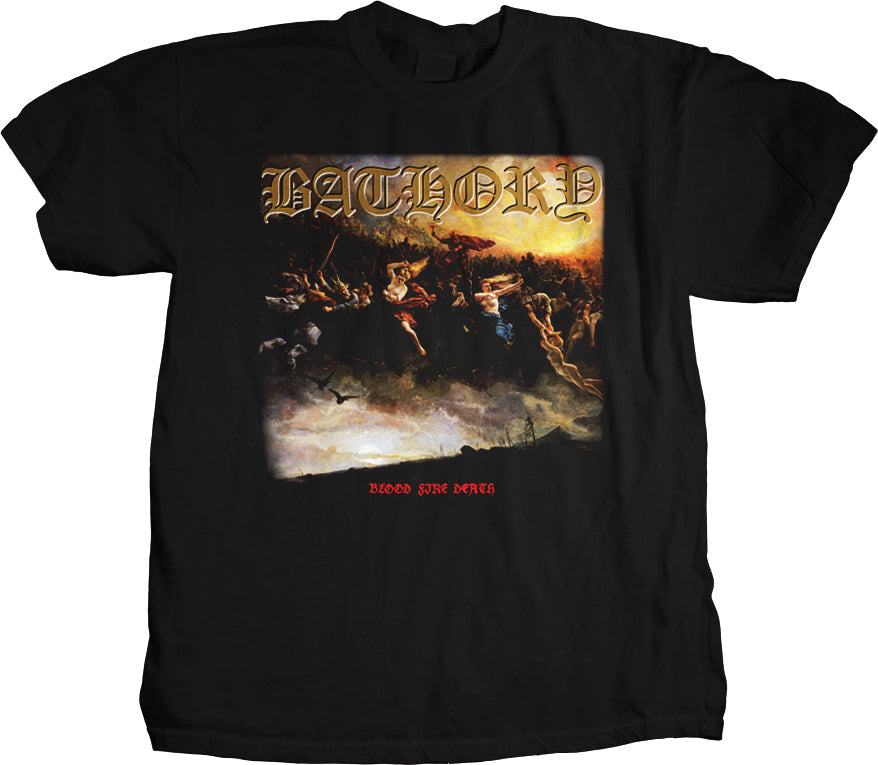 BATHORY T-Shirt, Blood Fire Death