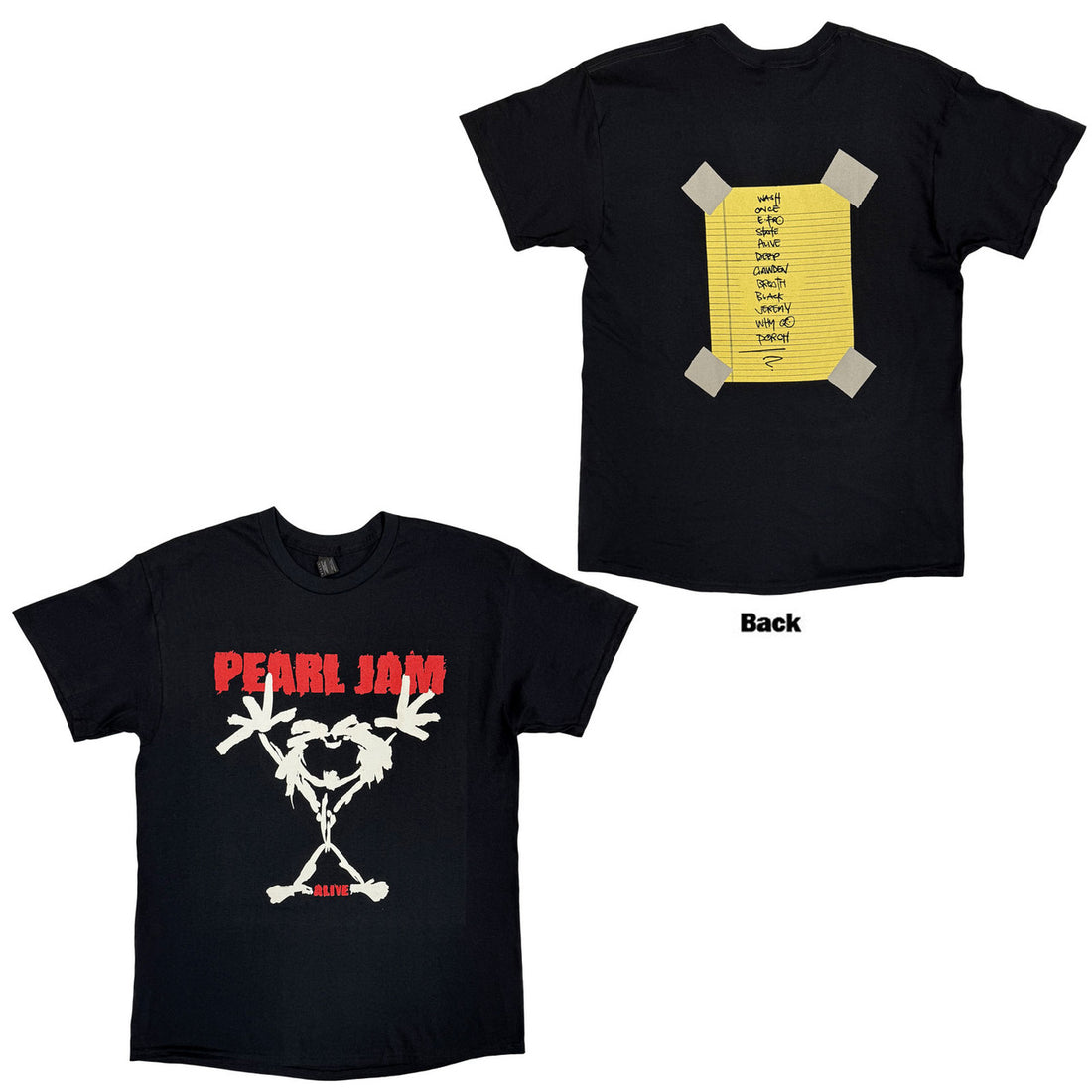 PEARL JAM Attractive T-Shirt, Stickman