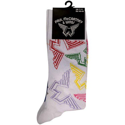 PAUL MCCARTNEY Unisex Ankle Socks, Wings Logos