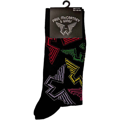 PAUL MCCARTNEY Unisex Ankle Socks, Wings Logos