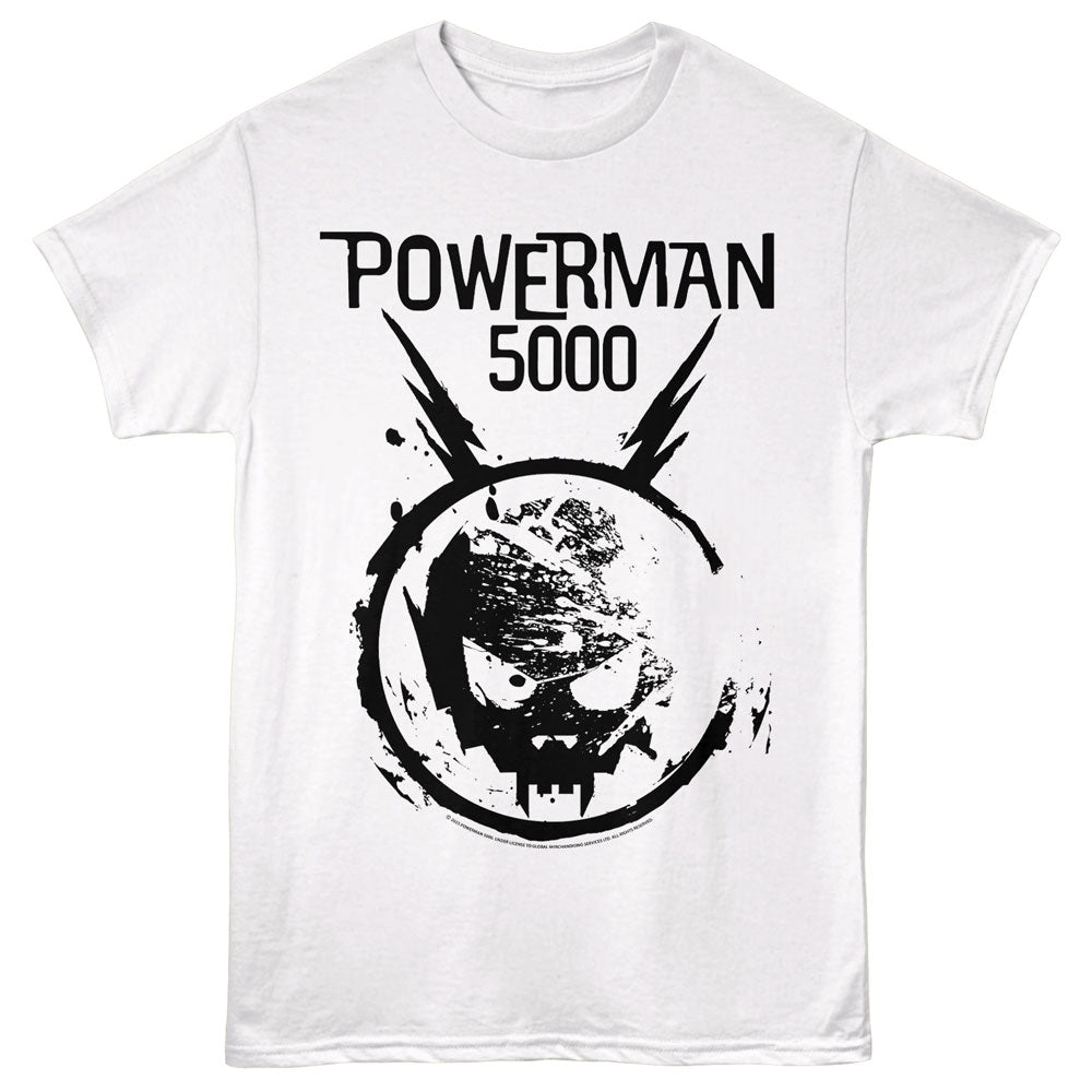 POWERMAN 5000 Eye-Catching T-Shirt, SKULL LOGO
