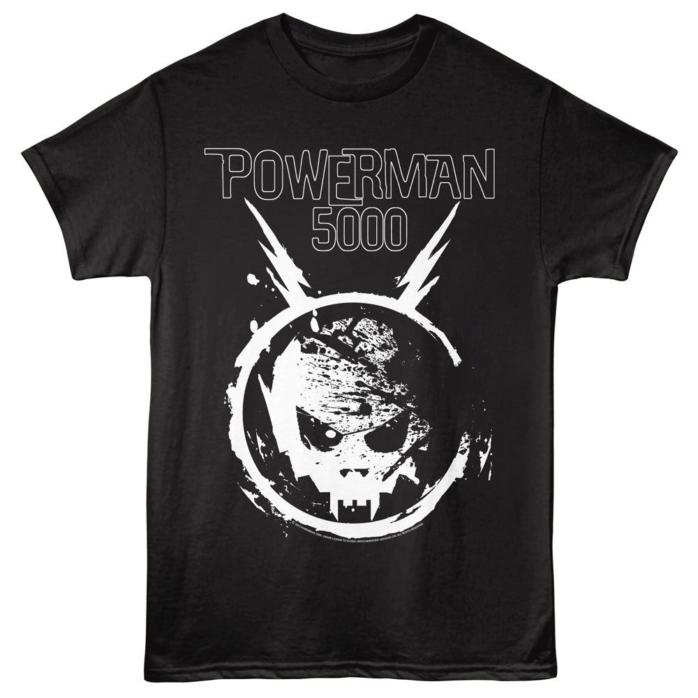 POWERMAN 5000 Eye-Catching T-Shirt, SPACE SKULL LOGO