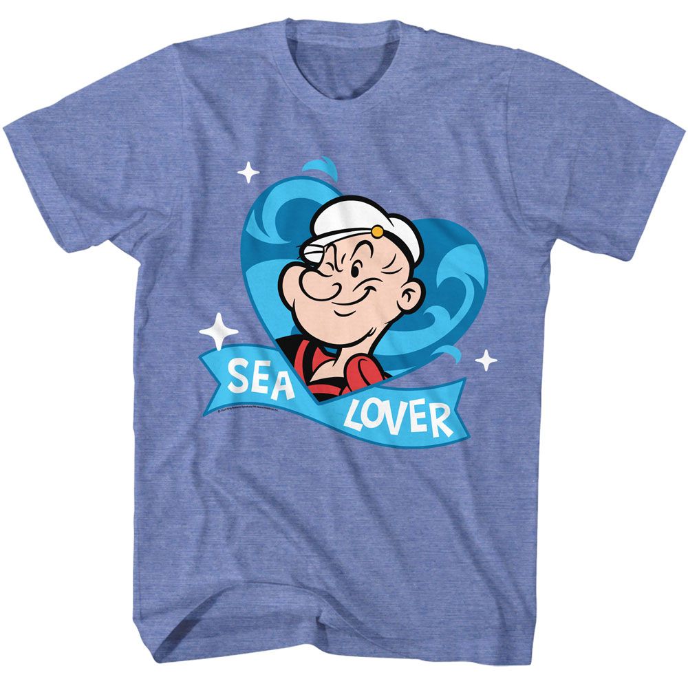 POPEYE Eye-Catching T-Shirt, SEA LOVER