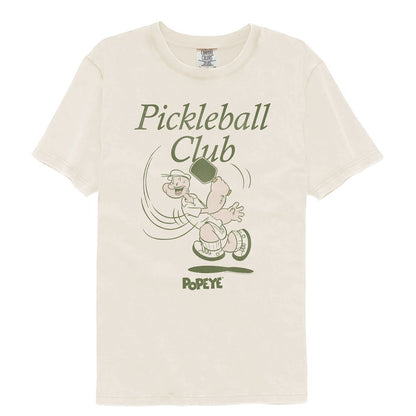 POPEYE Garment Dye T-Shirt, Pickleball Club