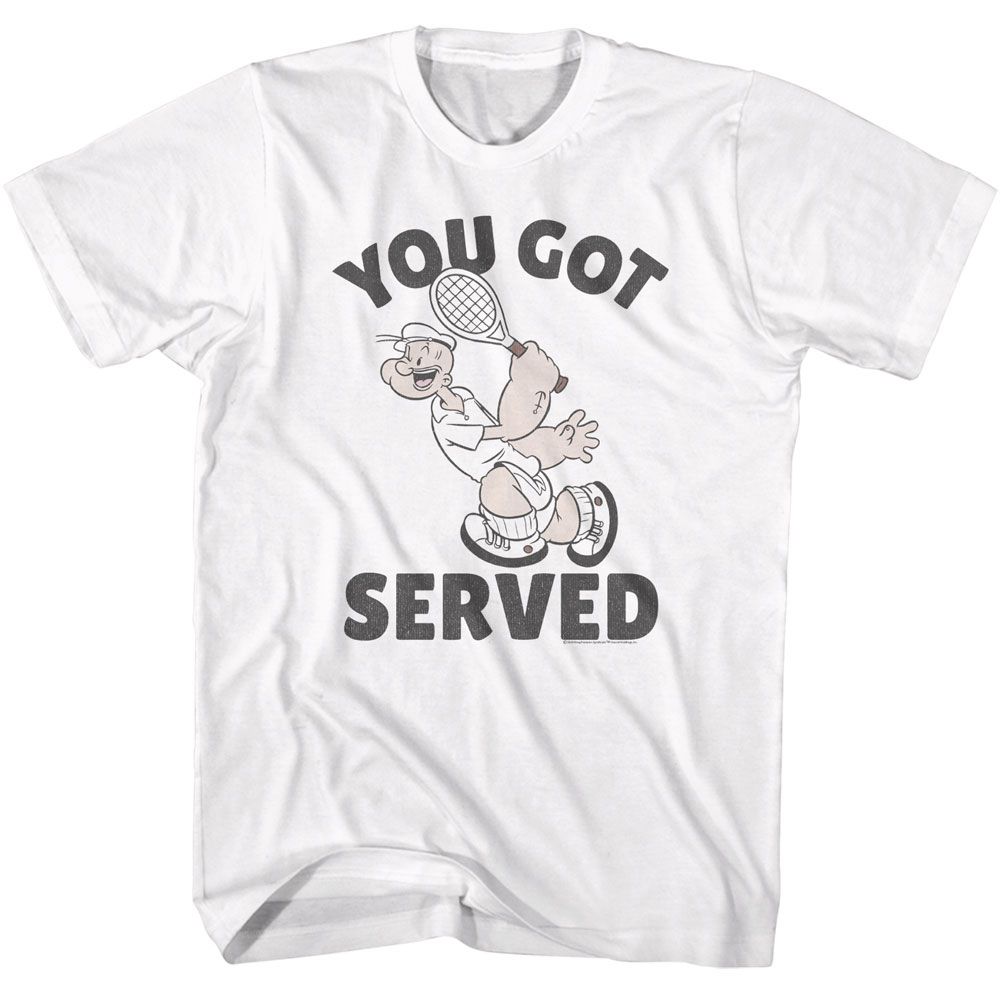 POPEYE Eye-Catching T-Shirt, YOU GOT SERVED