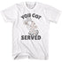 POPEYE Eye-Catching T-Shirt, YOU GOT SERVED