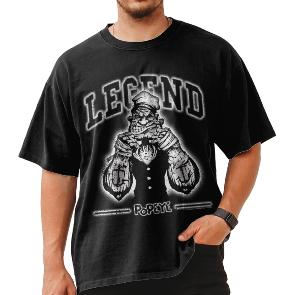 POPEYE Oversized T-Shirt, LEGEND