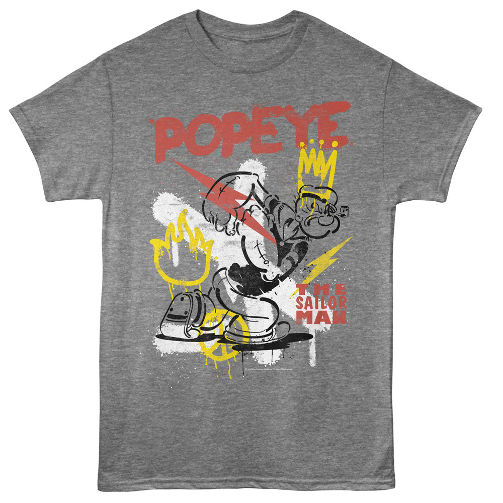 POPEYE Witty T-Shirt, GRAFFITI