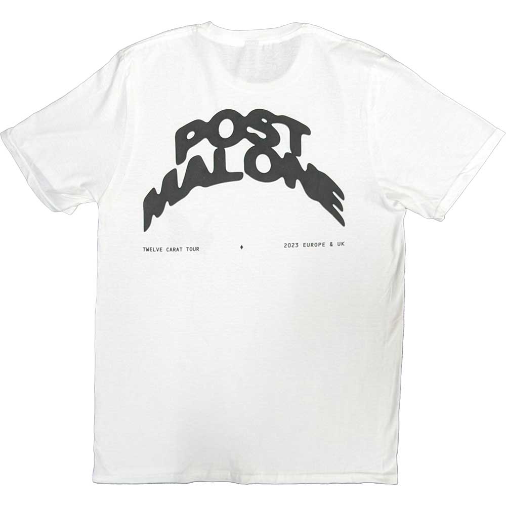 POST MALONE Attractive T-Shirt, Curved Logo 2023 Tour