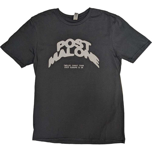 POST MALONE Attractive T-Shirt, Curved Logo 2023 Tour Dates