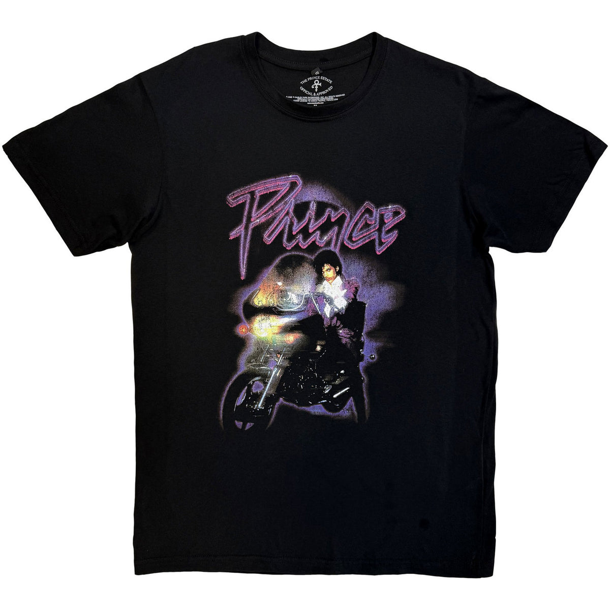 PRINCE Attractive Carbon, Purple Rain Logo Outline
