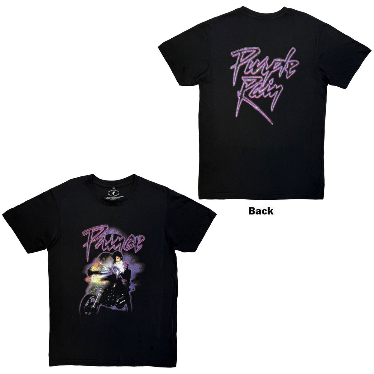PRINCE Attractive Carbon, Purple Rain Logo Outline