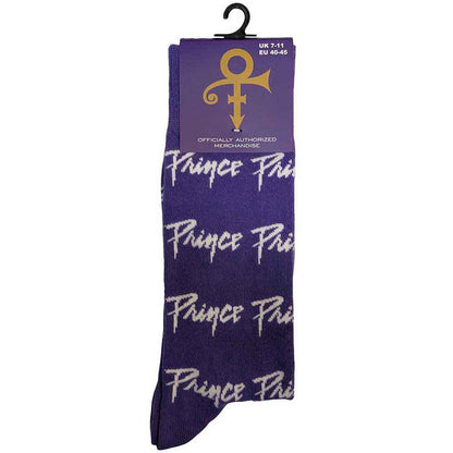 PRINCE Unisex Ankle Socks, Logo Repeat