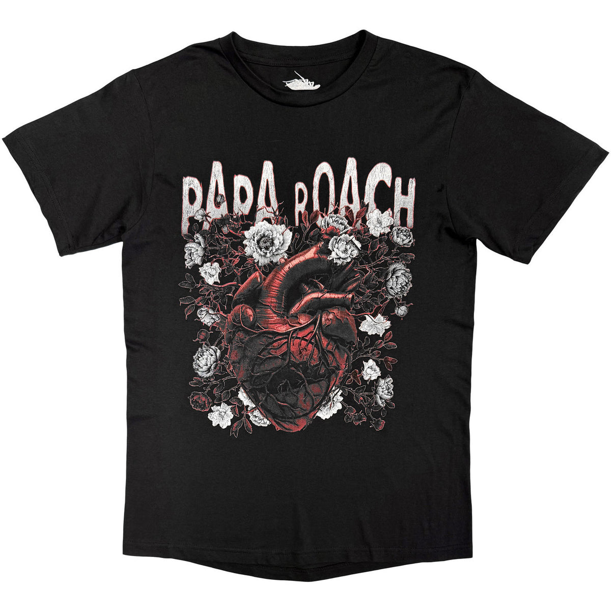 PAPA ROACH Attractive T-Shirt, Heart Flower