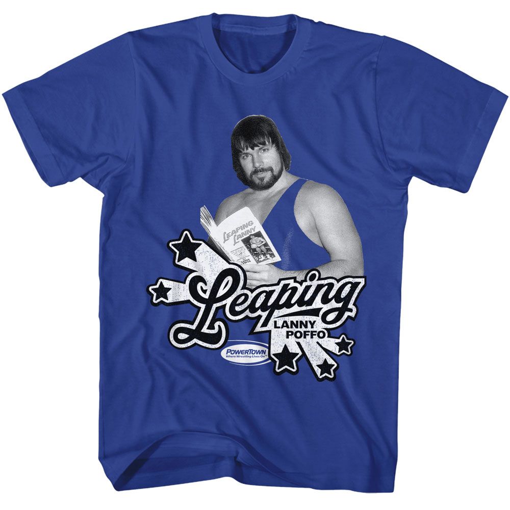 POWERTOWN WRESTLING T-Shirt, Leaping Lanny