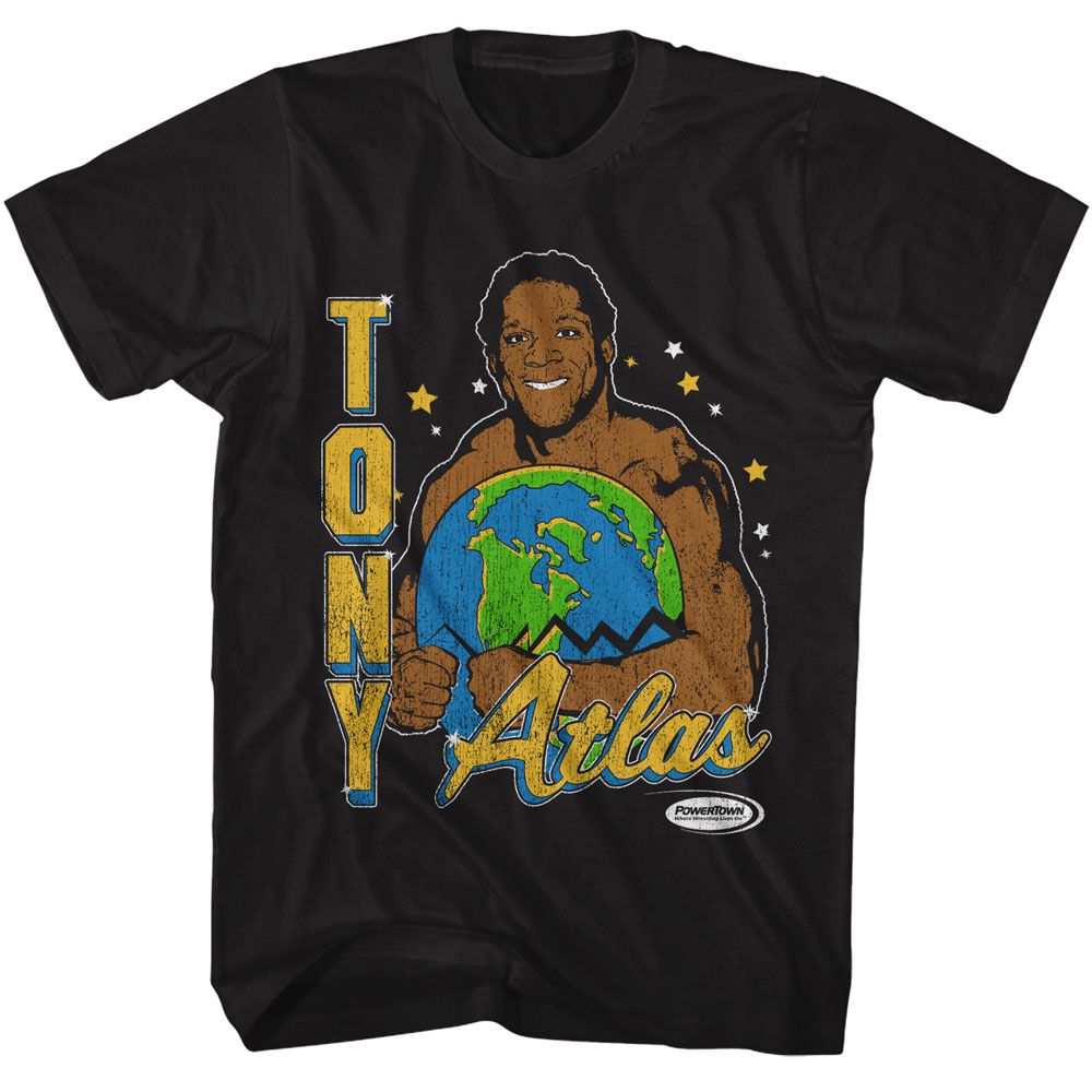 POWERTOWN WRESTLING T-Shirt, Tony Atlas