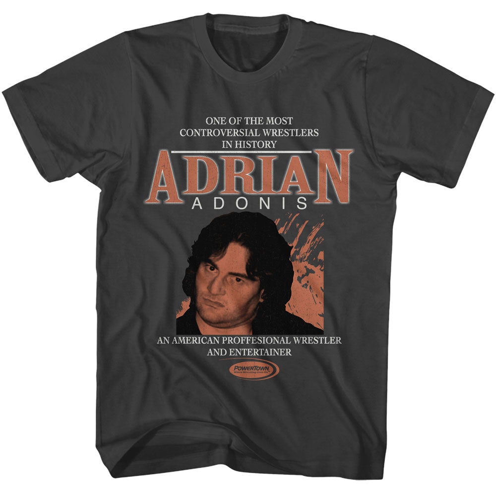 POWERTOWN WRESTLING T-Shirt, Adrian Adonis