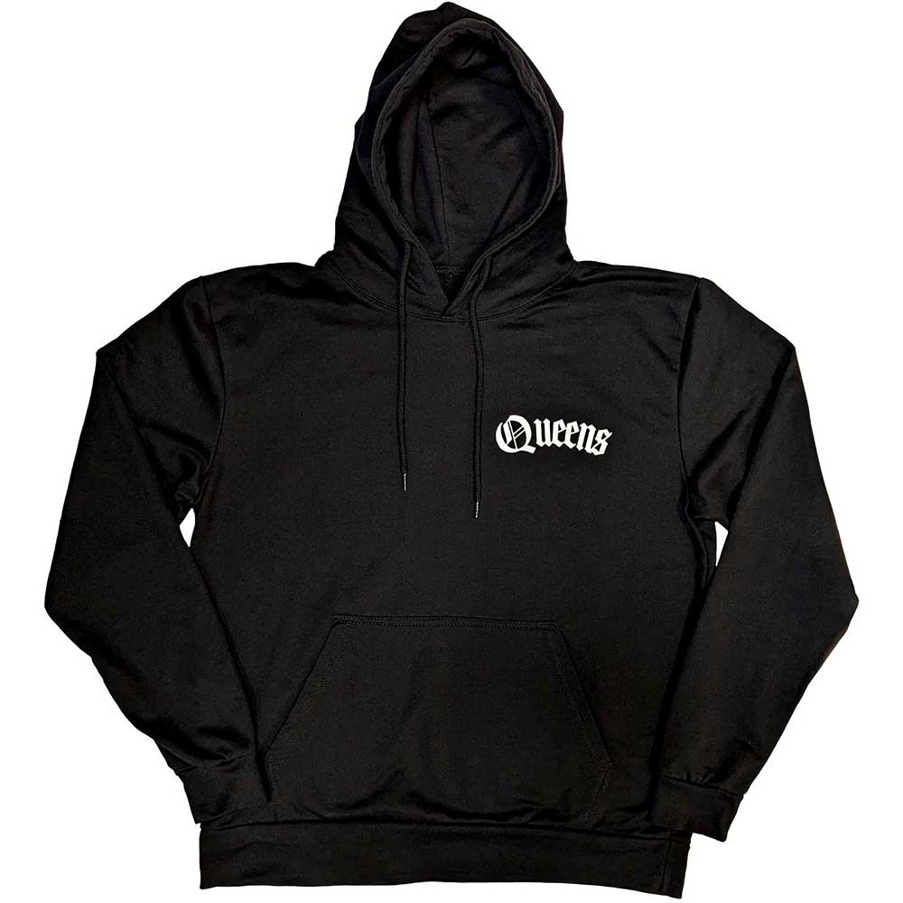 QUEENS OF THE STONE AGE Attractive Hoodie, Floral Chains