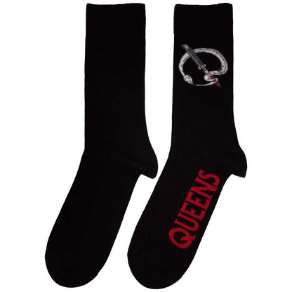 QUEENS OF THE STONE AGE Unisex Ankle Socks, Q Emblem