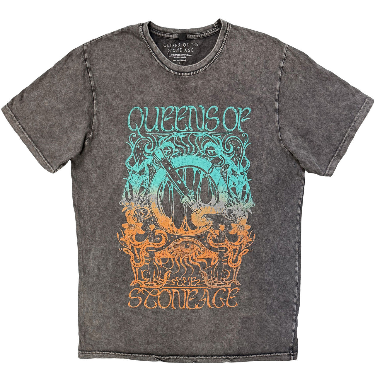 QUEENS OF THE STONE AGE Stone Wash T-Shirt, Montage