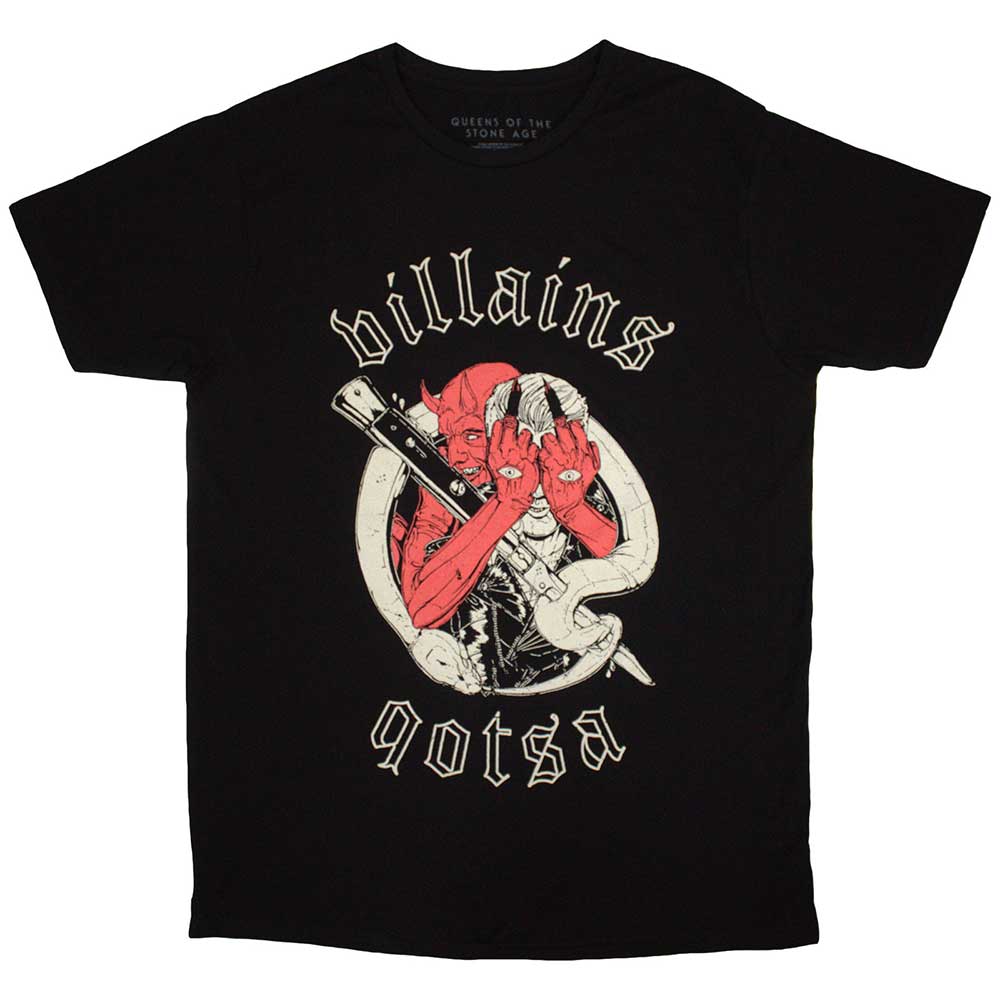 QUEENS OF THE STONE AGE Attractive T-Shirt, Villains