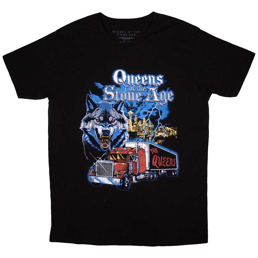 QUEENS OF THE STONE AGE Attractive T-Shirt, Wold Skyline